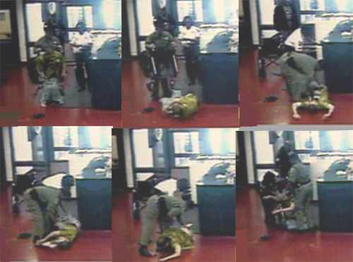 Images Video de l'agression de Brian Sterner par par la policiere Charlotte Jones en Floride