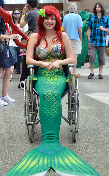 Ariel, la sirÃ¨ne en fauteuil roulant