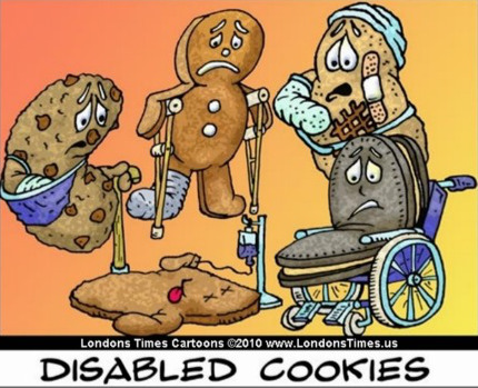 Les cookies handicapes du Times de Londres