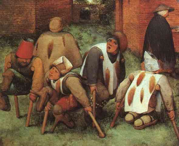 Pieter Bruegel Les mendiants