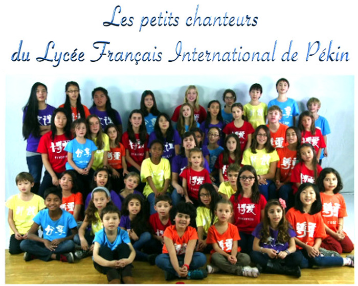 Les petits chanteurs du Lycee Fran�ais International de francophones de Pekin