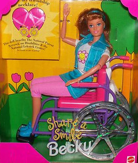 Becky est en fauteuil roulant