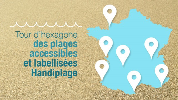 carte Handiplage des plages accessibles en France