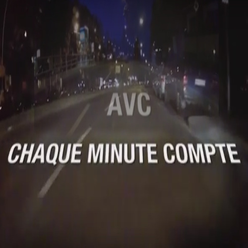 AVC Chaque minute compte - Schlaganfall - jede Minute zählt